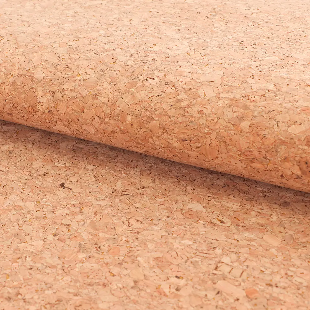 Hcork Natural Granules Cork Fabric – F10001 1 Hcork Natural Granules Cork Fabric – F10001
