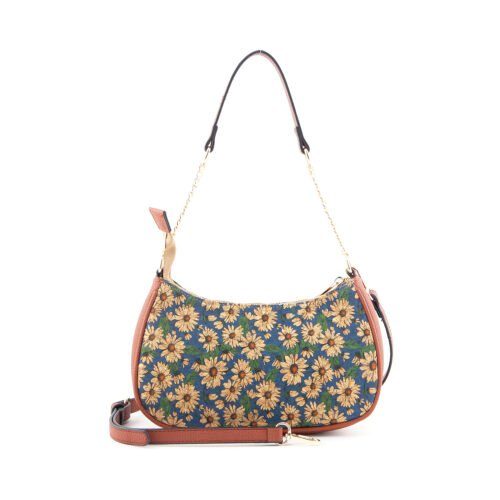 Printed Cork Crossbody Bag
