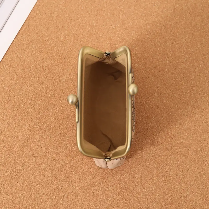 Portuguese Azulejo & Mandala Print Mini Pouch - Eco-Friendly Vegan Change Purse 6 Portuguese Azulejo & Mandala Print Mini Pouch - Eco-Friendly Vegan Change Purse - Image 6