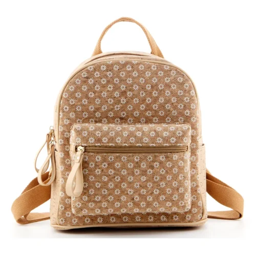 Hcork-Daisy-Print-Cork-Mini-Backpack