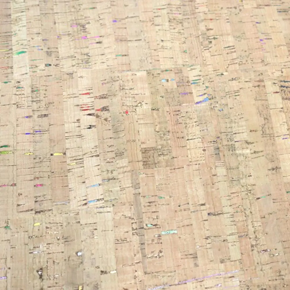 Hcork Iridescent Fleck Bamboo Cork Fabric - F10015 3 Hcork Iridescent Fleck Bamboo Cork Fabric - F10015 - Image 3