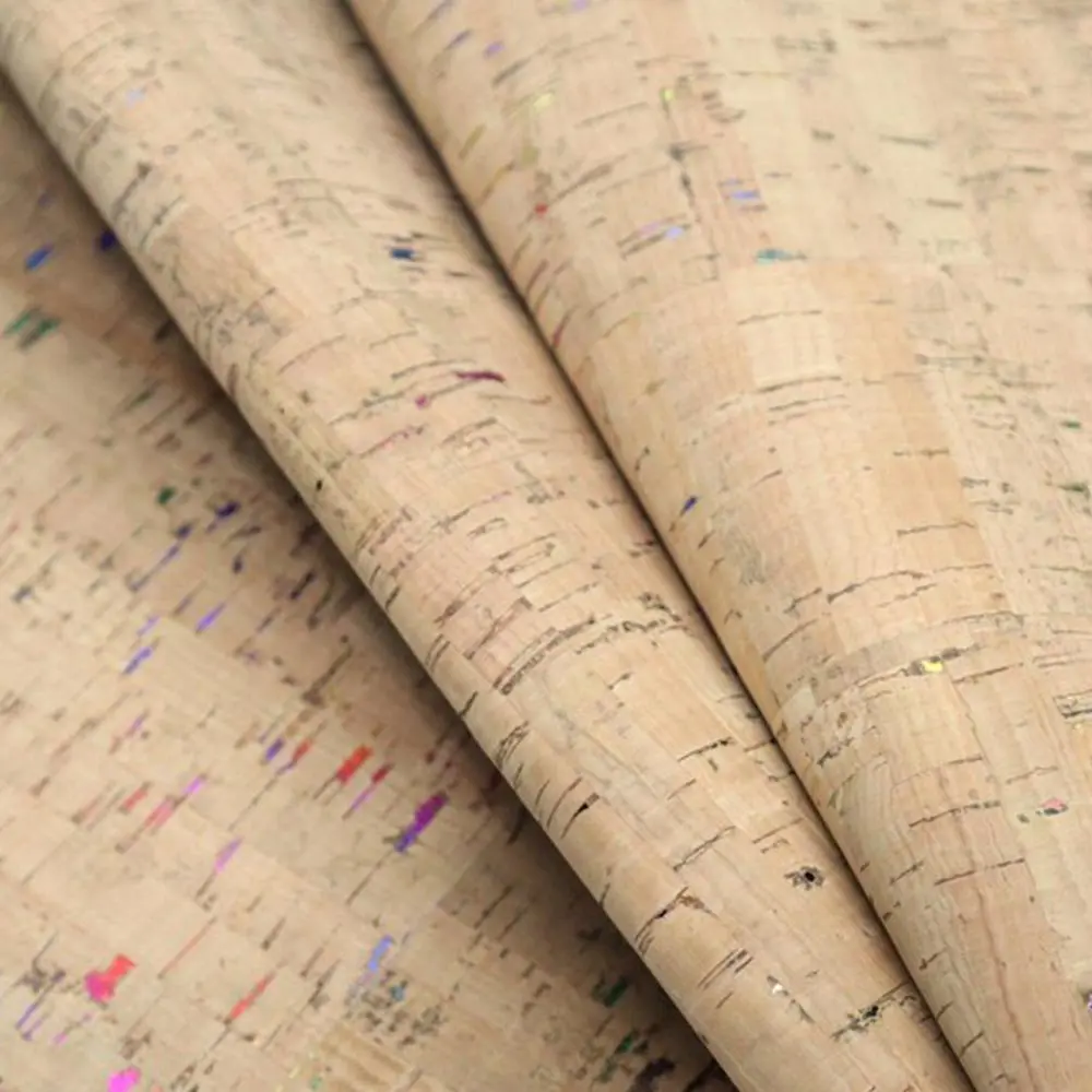 Hcork Iridescent Fleck Bamboo Cork Fabric - F10015 2 Iridescent-Fleck-Bamboo-Cork-Fabric