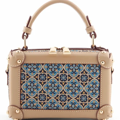 Azulejo Tile Cork Box Bag