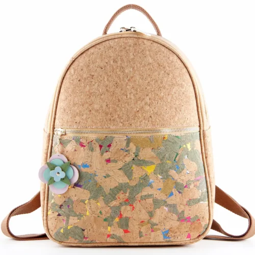 Colorful Mosaic Cork Backpack