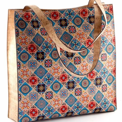 Large Natural Cork Tote Bag