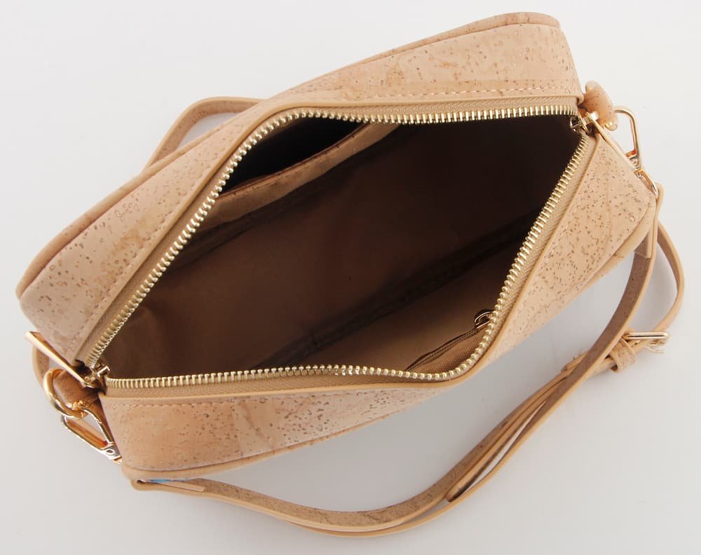 Natural Portuguese Cork Crossbody Bag - Vintage Mandala Print Collection 5 Natural Portuguese Cork Crossbody Bag - Vintage Mandala Print Collection - Image 5