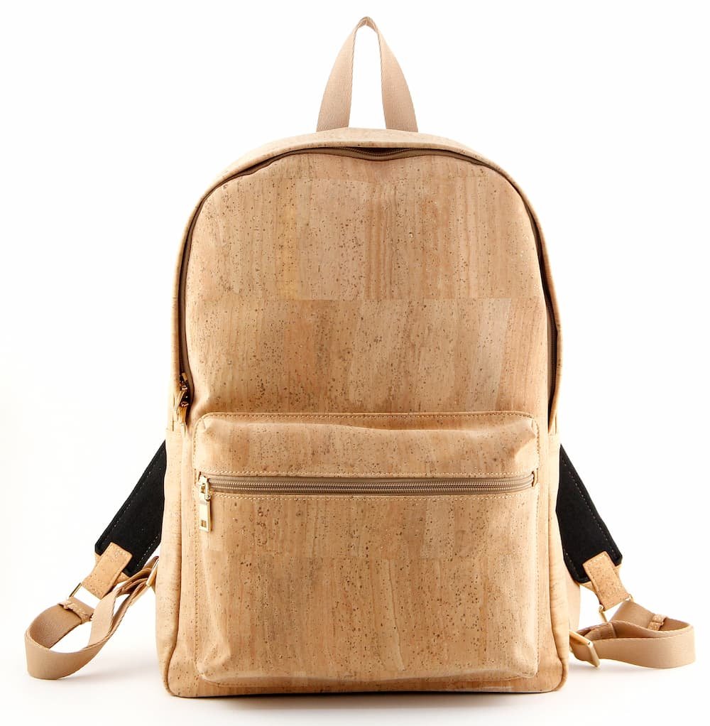 Large Capacity Cork Backpack for Men & Women | Waterproof Sustainable Daily Bag | Brown accents 1 Large Capacity Cork Backpack for Men & Women | Waterproof Sustainable Daily Bag | Brown accents