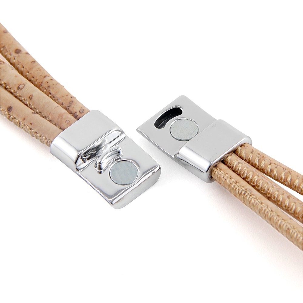 Artistic Indian Style Cork Wristband | Sustainable Unisex Bohemian Jewelry 5 Artistic Indian Style Cork Wristband | Sustainable Unisex Bohemian Jewelry - Image 5