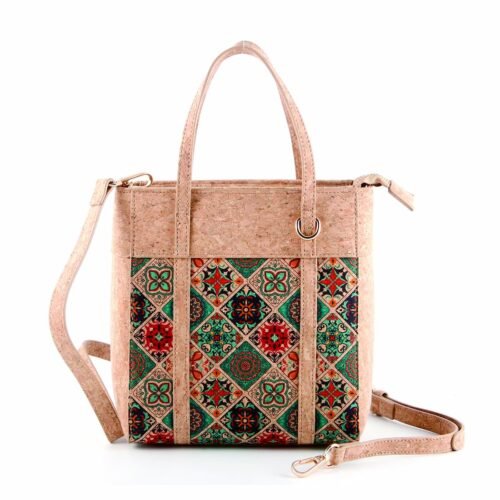 Artistic Print Cork Mini Tote Bag - A