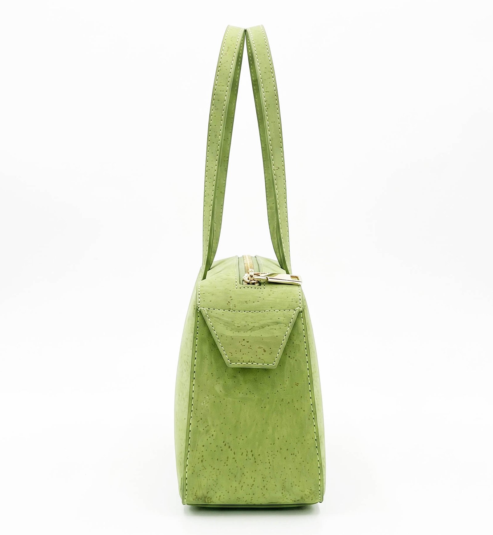 Premium Natural Cork East-West Shoulder Bag – Minimalist Long Baguette Purse 7 Premium Natural Cork East-West Shoulder Bag – Minimalist Long Baguette Purse - Image 7